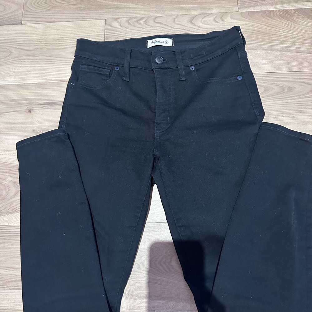 Madewell Black Jeans 9inch High Rise Skinny Excellent condition